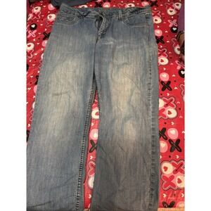 Original Lee Riders Jeans - Medium Wash - SIZE 18W P - Straight Leg